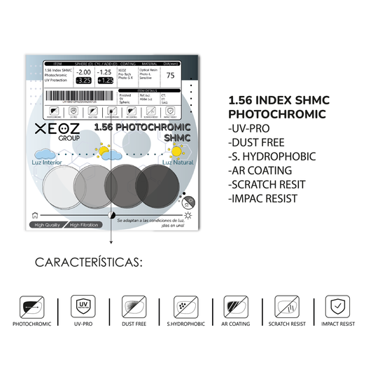 1.56 Photochromic SHMC