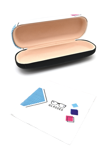 Estuche Duro con Diseño Ovalado