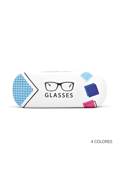 Estuche Duro con Diseño Ovalado